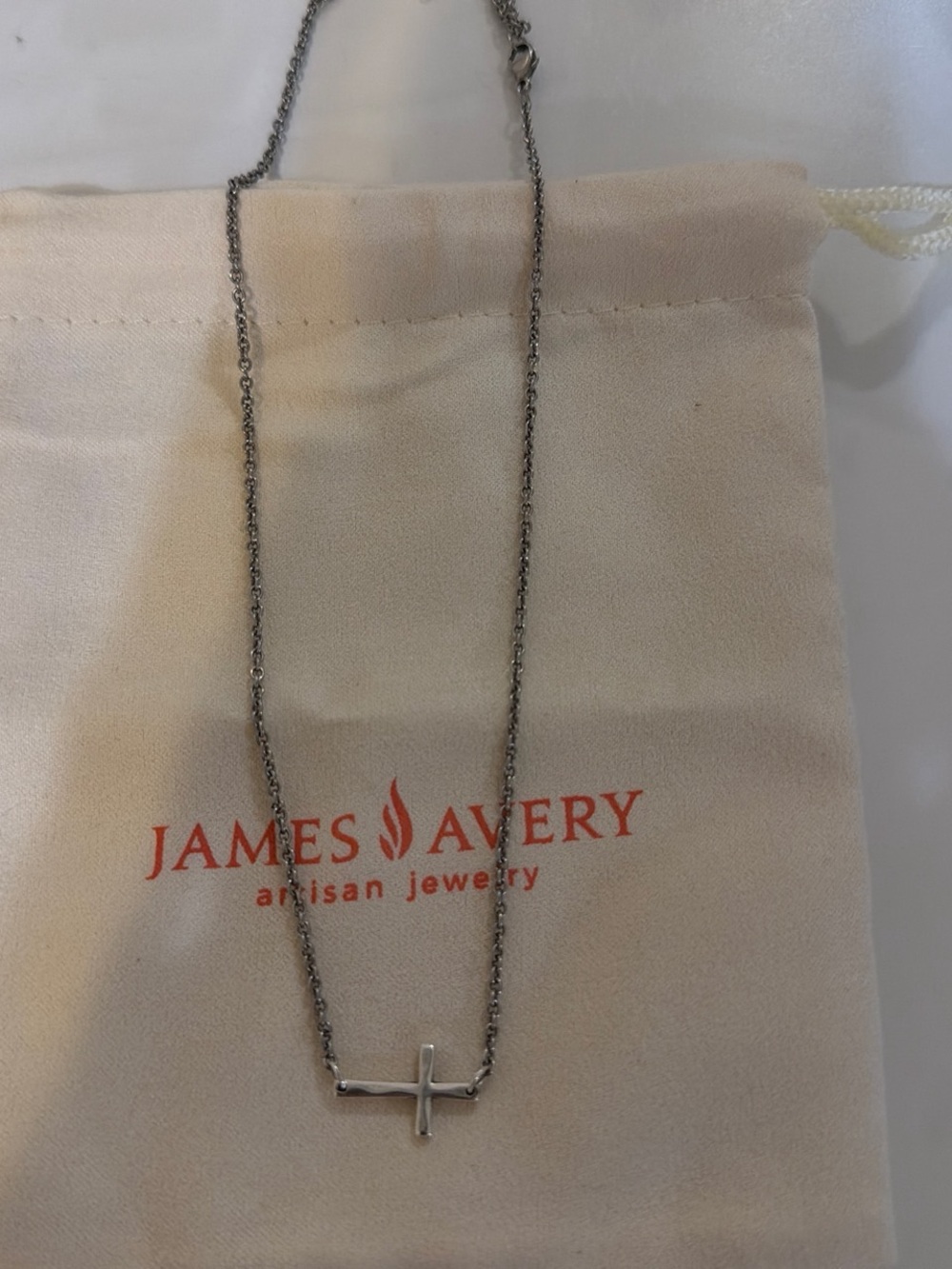 James Avery cross necklace